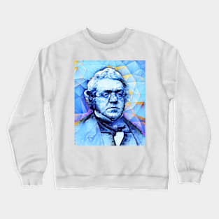 William Makepeace Thackeray Portrait | William Makepeace Thackeray Artwork | William Makepeace Painting 10 Crewneck Sweatshirt